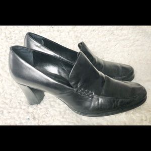 Franco Sarto classic Nolan black leather loafers